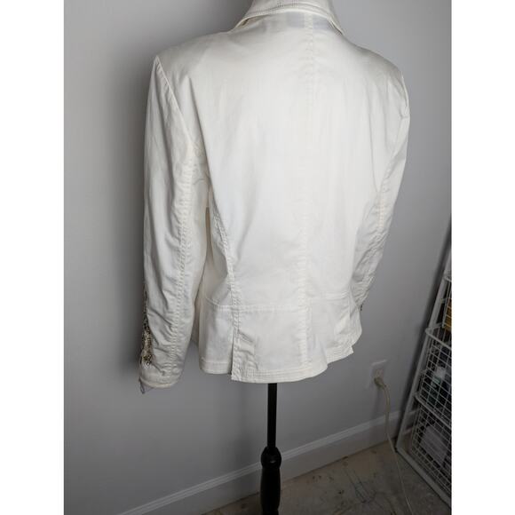 Vintage Inc Beaded Cotton Jacket XL Bust 40" Waist 35".CB 22" sleeve 23.5" - Picture 10 of 10